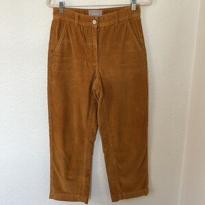 Everlane Corduroy Straight High Waist crop pant.